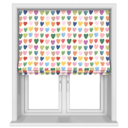 Wee Blue Bell Love Hearts Multi No Drill