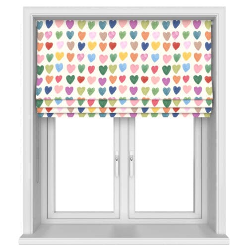 Wee Blue Bell Love Hearts Multi No Drill