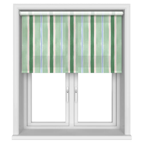 Bluebellgray Seaside Stripe Seaglass Motorised