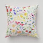 Wee Blue Bell Secret Garden Rose Cushion
