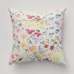 Wee Blue Bell Secret Garden Rose Cushion