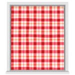 Wee Blue Bell Strawberry Jam Check Red Pink No Drill