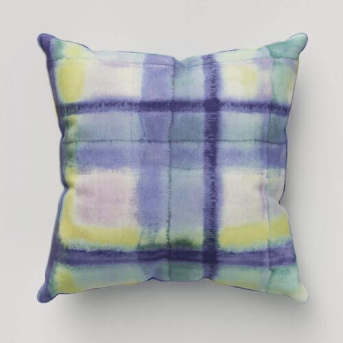 Bluebellgray Tartan Heather Cushion