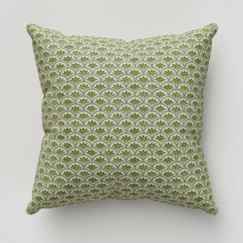 Land & Shore Dawn Green Cushion