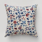 Land & Shore Esther Blue Red Cushion