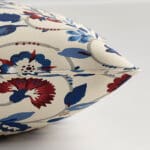Land & Shore Esther Blue Red Cushion