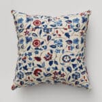 Land & Shore Esther Blue Red Cushion