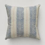 Land & Shore Fintra Stripe Blue Red Cushion