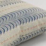 Land & Shore Fintra Stripe Blue Red Cushion