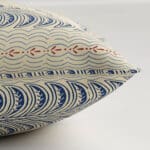 Land & Shore Fintra Stripe Blue Red Cushion