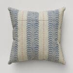 Land & Shore Fintra Stripe Blue Red Cushion