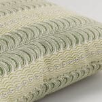 Land & Shore Fintra Stripe Green Cushion