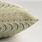 Land & Shore Fintra Stripe Green Cushion