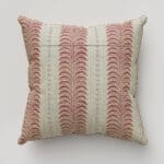 Land & Shore Fintra Stripe Red Blue Cushion