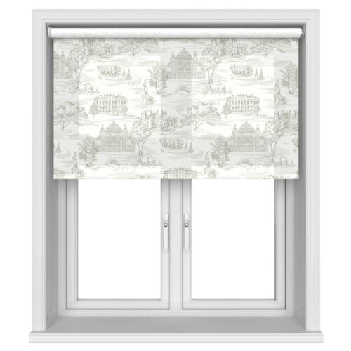 Historic Royal Palaces Palace Toile Green Motorised