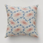 Land & Shore Lorie Blue Red Cushion