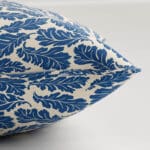 Land & Shore Oak Leaf Blue Cushion