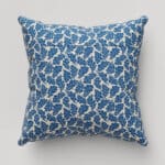 Land & Shore Oak Leaf Blue Cushion
