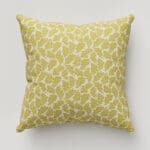 Land & Shore Oak Leaf Ochre Cushion