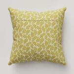 Land & Shore Oak Leaf Ochre Cushion