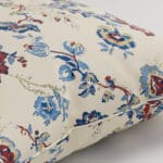 Land & Shore Orchard Blue Red Cushion