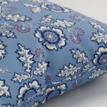 Land & Shore River Blue Red Cushion