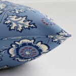 Land & Shore River Blue Red Cushion