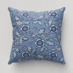 Land & Shore River Blue Red Cushion