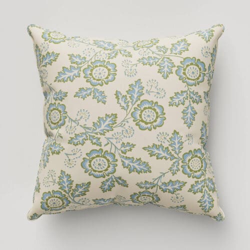 Land & Shore River Green Cushion