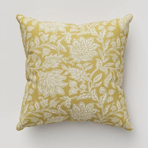 Land & Shore Rowallane Ochre Cushion