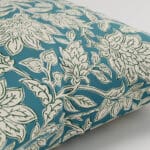 Land & Shore Rowallane Teal Cushion