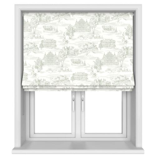 Historic Royal Palaces Palace Toile Green No Drill