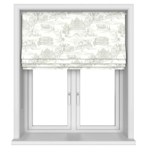 Historic Royal Palaces Palace Toile Green No Drill
