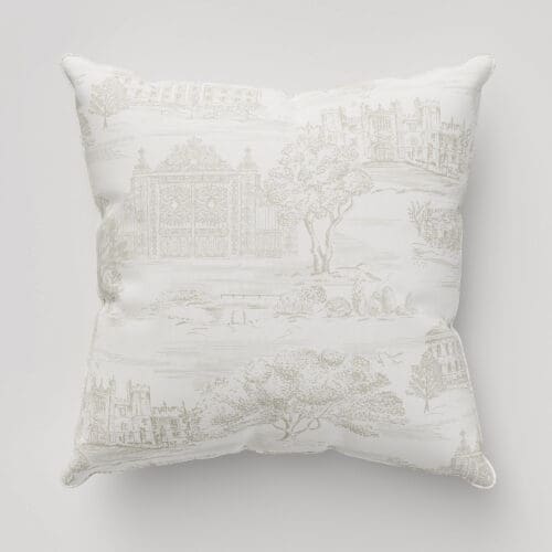 Historic Royal Palaces Palace Toile Stone Cushion