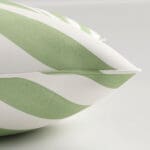 Historic Royal Palaces Tudor Stripe Green Cushion