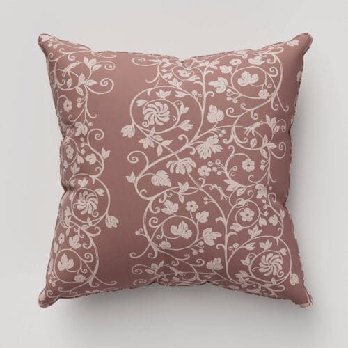 Historic Royal Palaces Tudor Trail Plum Cushion