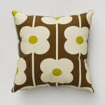 Orla Kiely Abacus Flower Conker Cushion