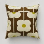 Orla Kiely Abacus Flower Conker Cushion