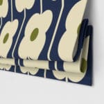 Orla Kiely Abacus Flower Navy Motorised