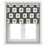 Orla Kiely Abacus Flower Navy Motorised