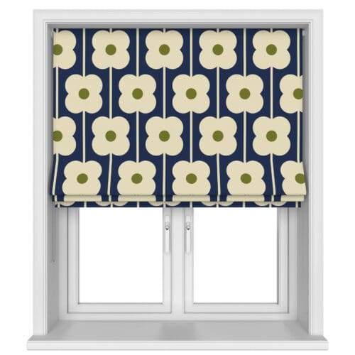 Orla Kiely Abacus Flower Navy No Drill