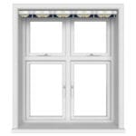 Orla Kiely Abacus Flower Navy Motorised