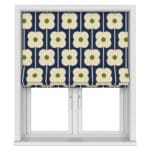 Orla Kiely Abacus Flower Navy Motorised