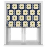 Orla Kiely Abacus Flower Navy No Drill