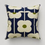 Orla Kiely Abacus Flower Navy Cushion