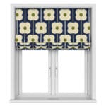 Orla Kiely Abacus Flower Navy Motorised