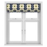 Orla Kiely Abacus Flower Navy Motorised