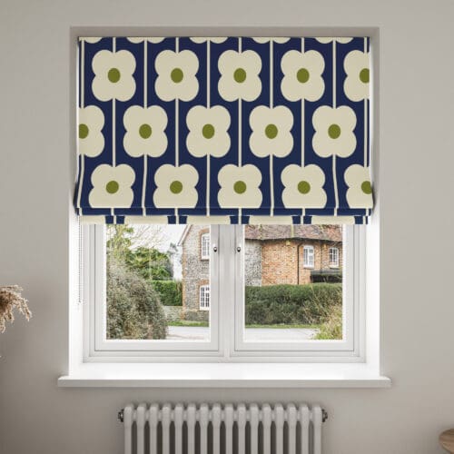 Orla Kiely Abacus Flower Navy No Drill
