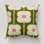 Orla Kiely Abacus Flower Seagrass Cushion