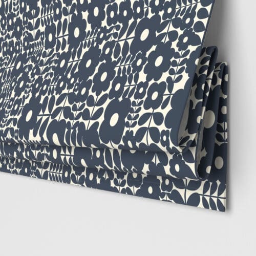 Orla Kiely Criss-cross Stem Navy Motorised